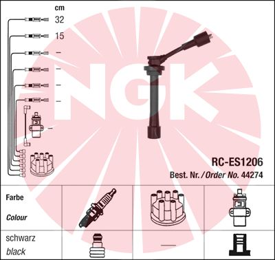 NGK NGKRC-ES1206 gyújtókábel készlet